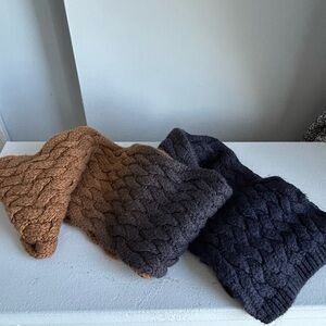 Barney’s NY ombré cable knit scarf